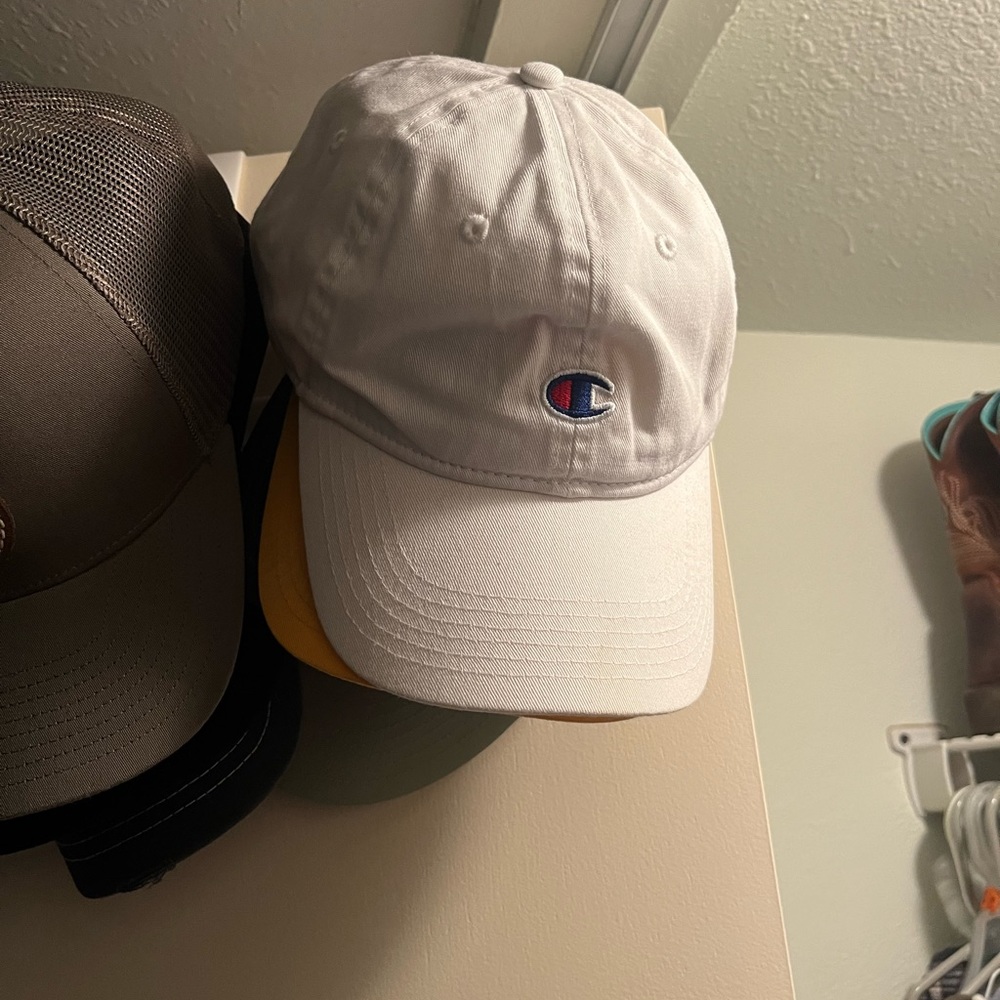 champion white hat